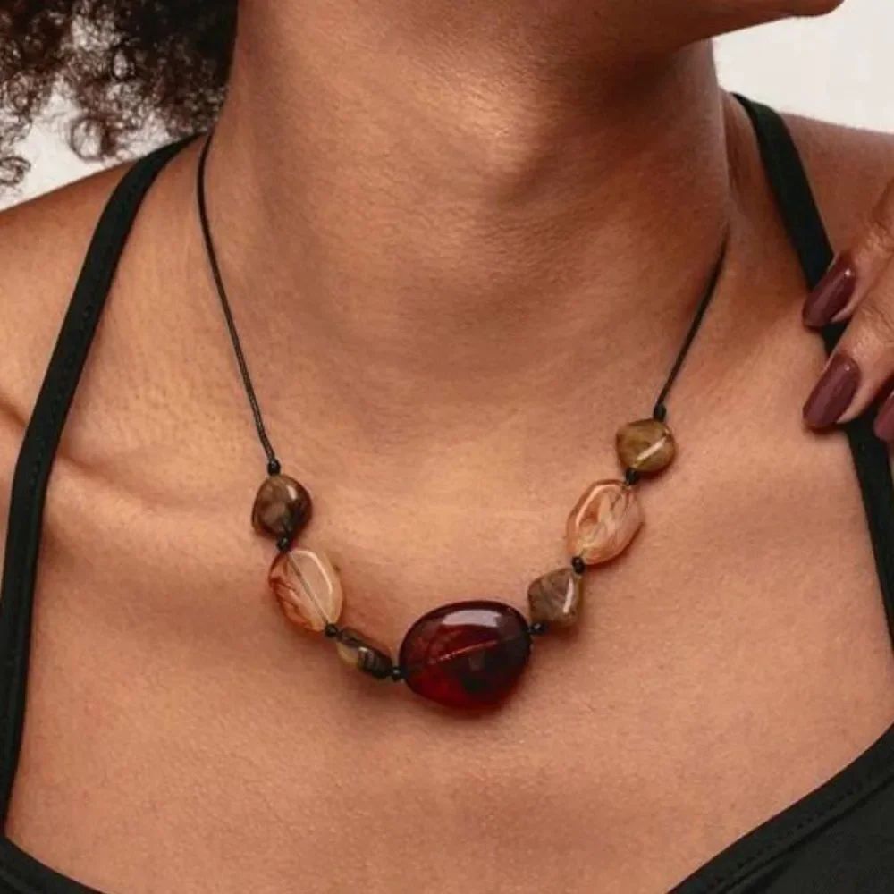 Boho Beaded Necklace #2110